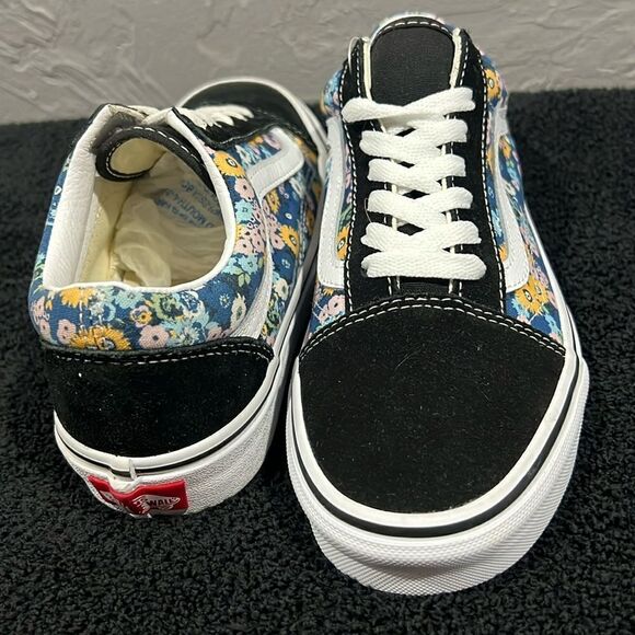 🔥🔥 VANS Floral Old Skool Shoes Skate 507698 Women Sz 6.5 - PERFECT!!! - Picture 3 of 10